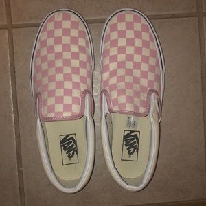 Pink Slip On Vans